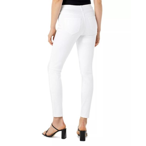 LIVERPOOL Los Angeles Gia Glider Ankle Jeans in White - NWT - Picture 2 of 5
